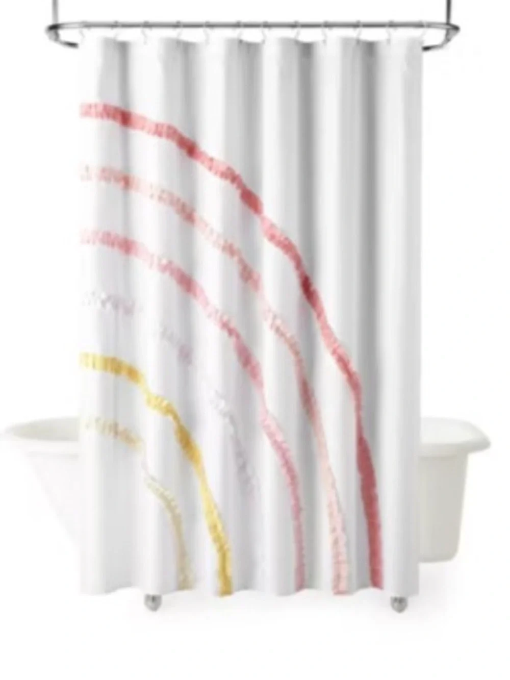 Under the stars juniper appliqué shower curtain